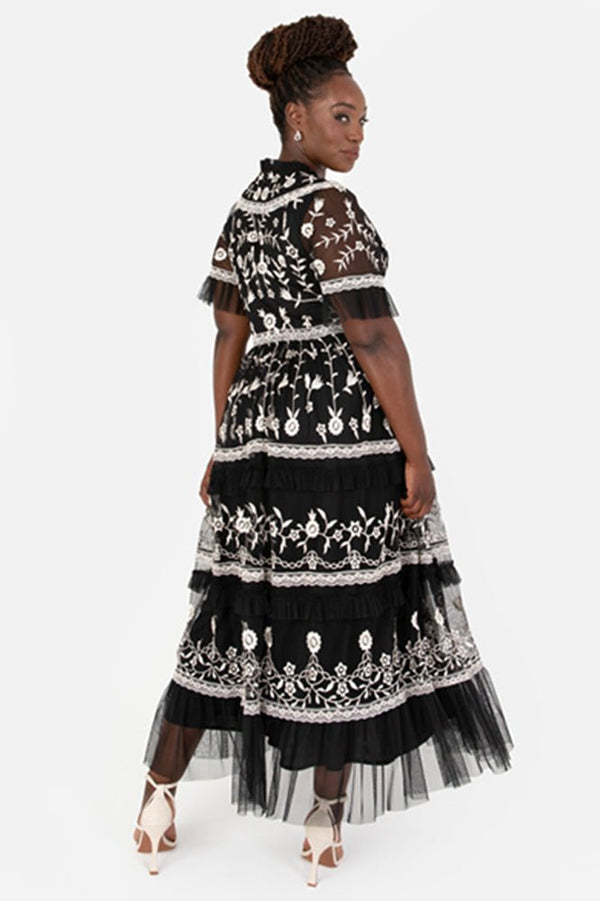 The Elegant Embroidered Midi Dress: A Timeless Addition to Your Wardrobe - Curvy Chic Boutique